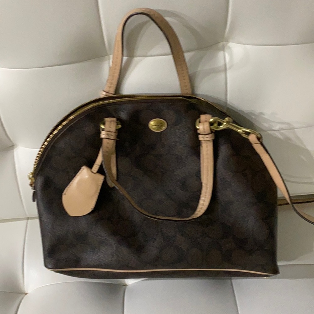 Coach , signature , brown black